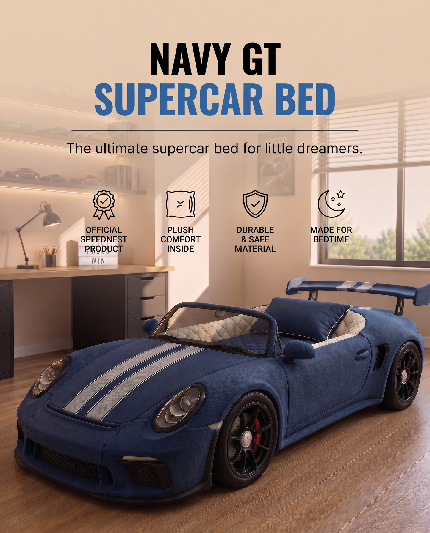 OtemyNest™ - Kids SuperCars bed